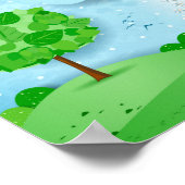 花の雨 ポスター (角)