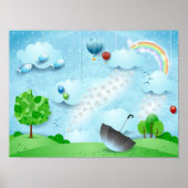 花の雨 ポスター (正面)