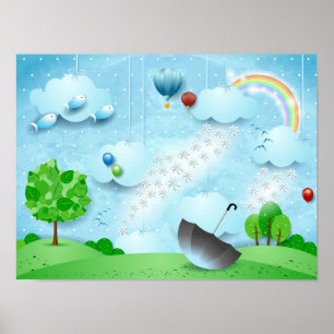 花の雨 ポスター