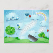 花の雨 ポストカード (正面)