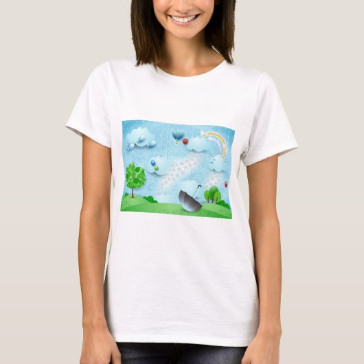 花の雨 Tシャツ (正面)
