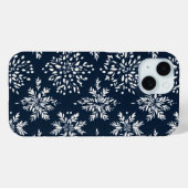 花の雪の結晶のパターン Case-Mate iPhoneケース (裏面 (横))