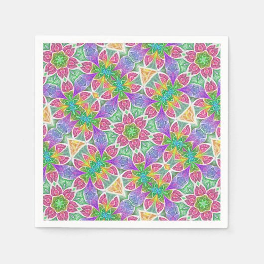 花の霞 スタンダードカクテルナプキン (正面)