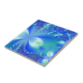 花の青 タイル (側面)