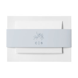 花の青 招待状ベリーバンド