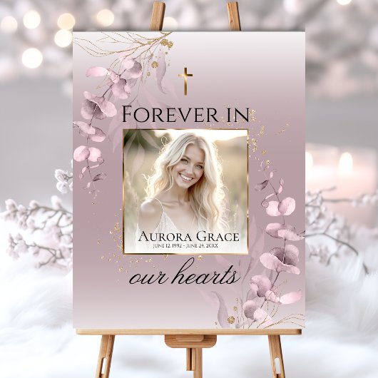 花の静けさ 追悼プログラム カード ポスター