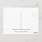 花の静物生命オリバークレア1853 - 1927 ポストカード (裏面)