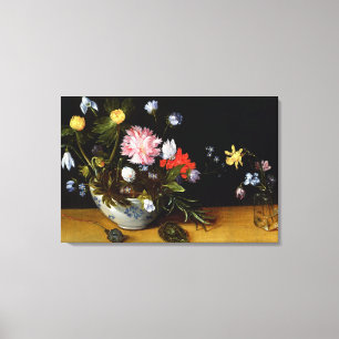 花の静物画 キャンバスプリント