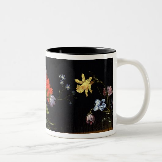 花の静物画 ツートーンマグカップ (右)