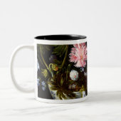 花の静物画 ツートーンマグカップ (左)