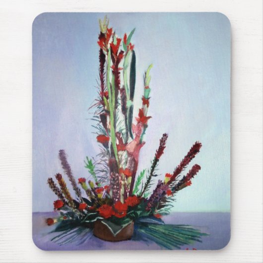 花の静物画 マウスパッド (正面)