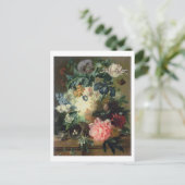 花の静物詩2 ポストカード (スタンド正面)