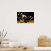 花の静物詩 ポスター (キッチン)