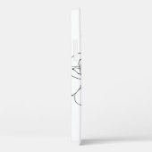 花の頭、花を持つラインアートの女性 Case-Mate iPhoneケース (裏面 / 右)