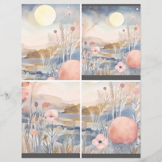 花の風景（月1/2） (正面)