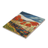 花の風景（涅槃） by Zolo Palugyay タイル (側面)