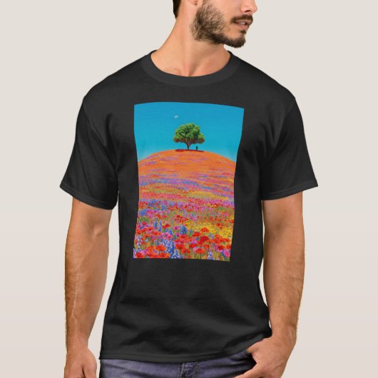 花の風景 Tシャツ (正面)
