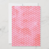 花の馬の誕生日パーティー招待状 招待状 (裏面)