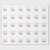 花の馬の靴 ラッピングペーパー (フラット)