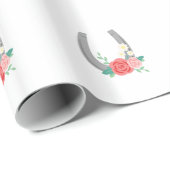 花の馬の靴 ラッピングペーパー (ロールコーナー)