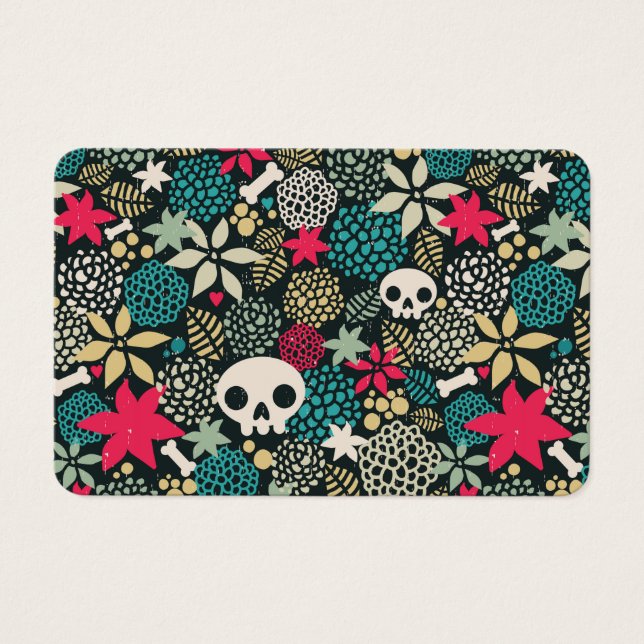 花の骸骨 (正面)