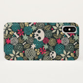 花の骸骨 Case-Mate iPhoneケース (裏面(横))