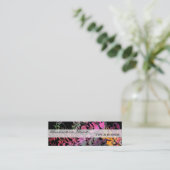 『花の魅力』名刺 スキニー名刺 (スタンド正面)