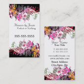 『花の魅力』名刺 名刺 (正面/裏面)