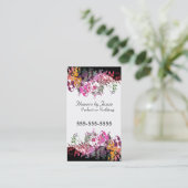 『花の魅力』名刺 名刺 (スタンド正面)