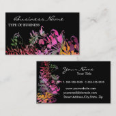 『花の魅力』名刺 名刺 (正面/裏面)