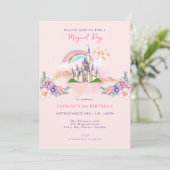 花の魔法のプリンセス城の招待状 招待状 (スタンド正面)