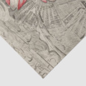 花の鮮やかな赤ピンクの花束デコページ紙 薄葉紙 (詳細)