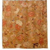 花の鳥18世紀の韓国パネル シャワーカーテン (正面)