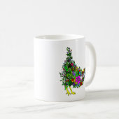 花の鶏のコーヒー・マグ コーヒーマグカップ (正面右)