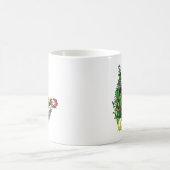 花の鶏のコーヒー・マグ コーヒーマグカップ (中央)