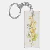 花の黄色いしぶき キーホルダー (正面左)