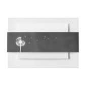 花の黒板の腹バンド2 招待状ベリーバンド (正面例)