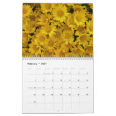 花の2014年の虹 カレンダー (2月 2027)