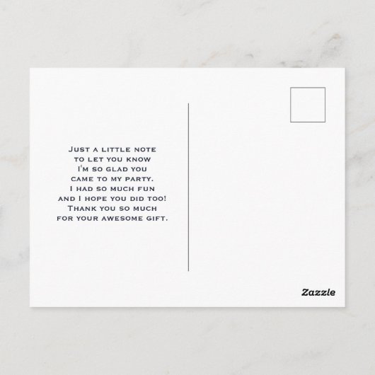 花の3つのキュートサボテンポットおもしろいありがとう ポストカード (裏面)