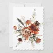 花の30歳の誕生日 招待状 (裏面)