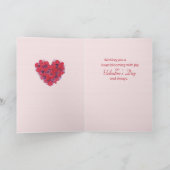 花の3555人の祖母のバレンタイン シーズンカード (内部)