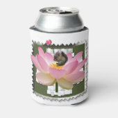 花の3D額飾り付きベビーリス 缶クーラー (缶裏面)