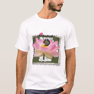 花の3D額飾り付きベビーリス Tシャツ