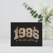 花の40歳誕生日限定版 1986 ポストカード (スタンド正面)