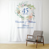 花の45周年65周年記念写真撮影用背景 タペストリー (インサイチュ)