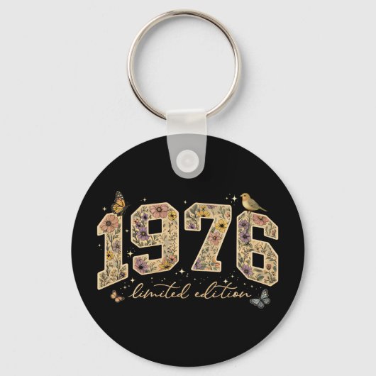 花の50歳誕生日限定版 1976 キーホルダー (正面)