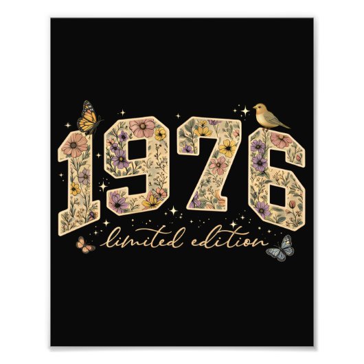 花の50歳誕生日限定版 1976 フォトプリント            (正面)