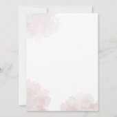 花の60歳誕生日サプライズパーティー 招待状 (裏面)