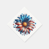 花の7月4日 スタンダードカクテルナプキン (角)