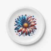 花の7月4日 ペーパープレート (正面)